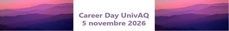 Career Day di Ateneo 2026 – Università dell'Aquila, 5 novembre a Monteluco di Roio